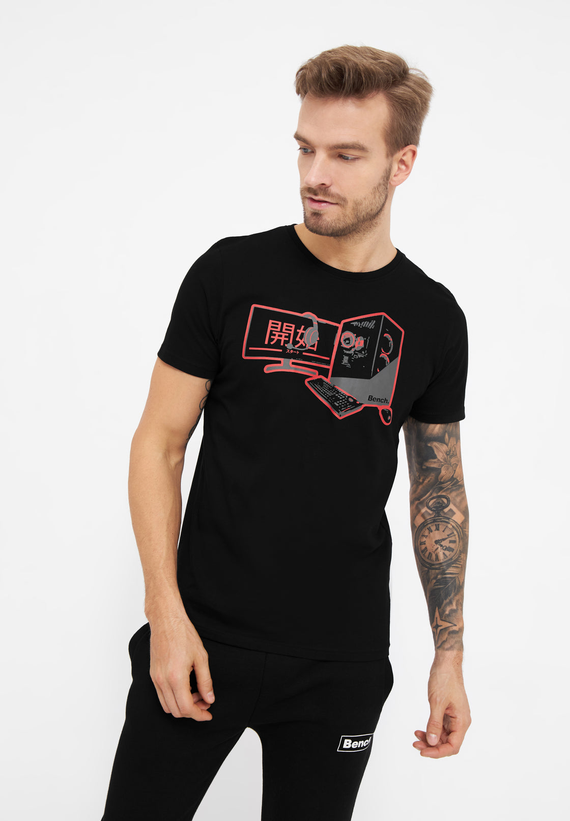T-shirt Oom Print – Kurzarm