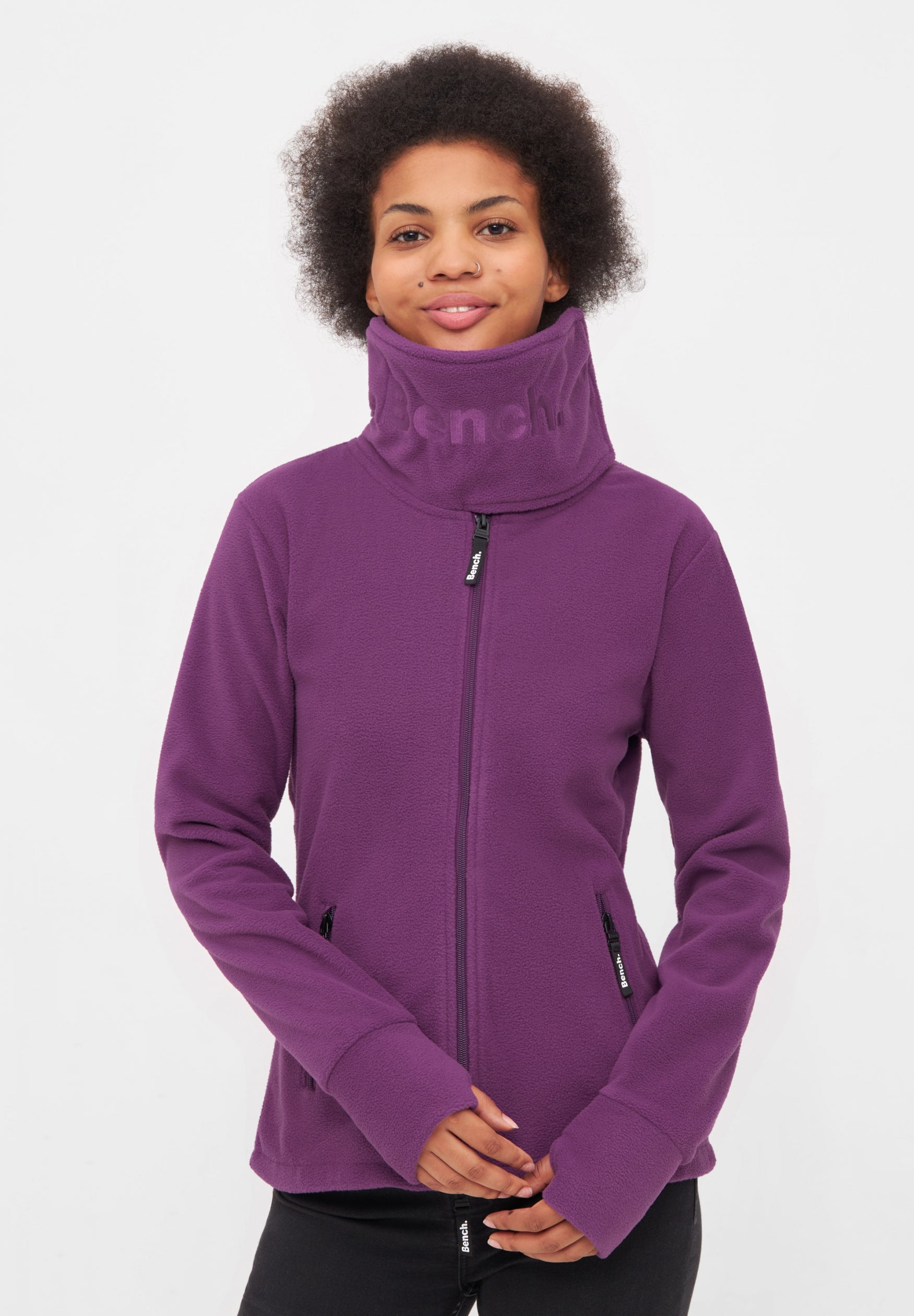 Kapuze Bench Fleecejacke Lang Damen Bench Fleecejacke Damen Bench