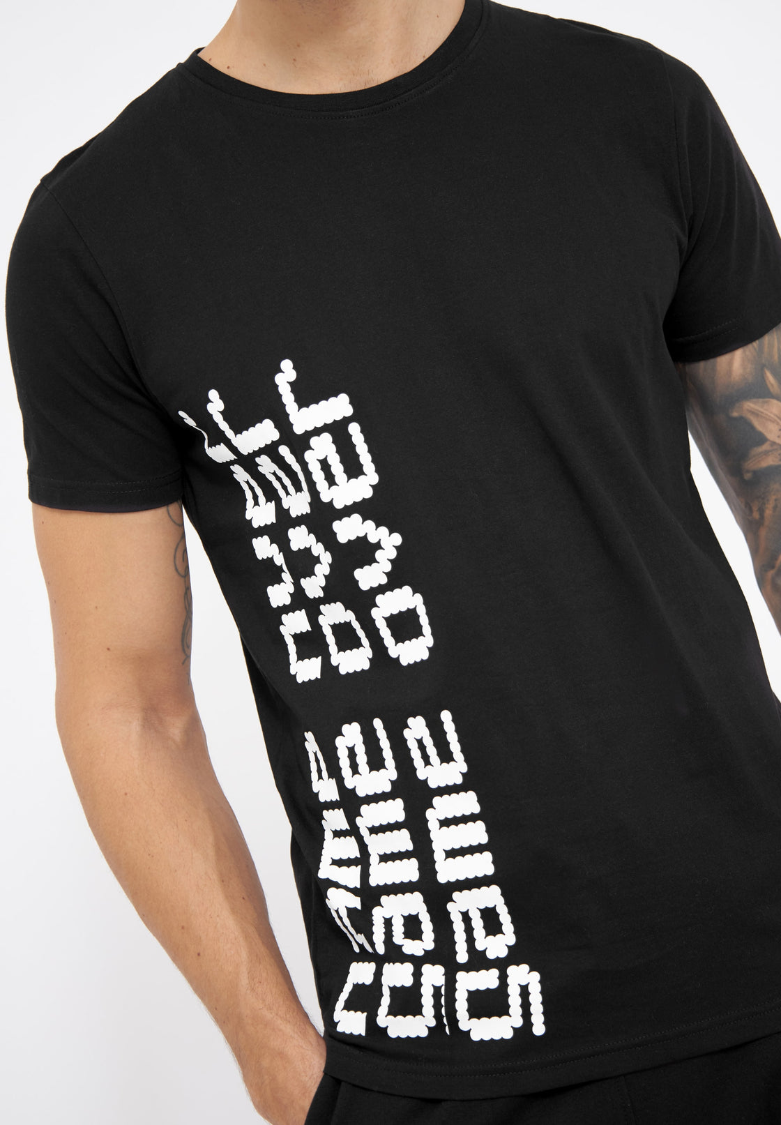 – Op Kurzarm Print T-shirt
